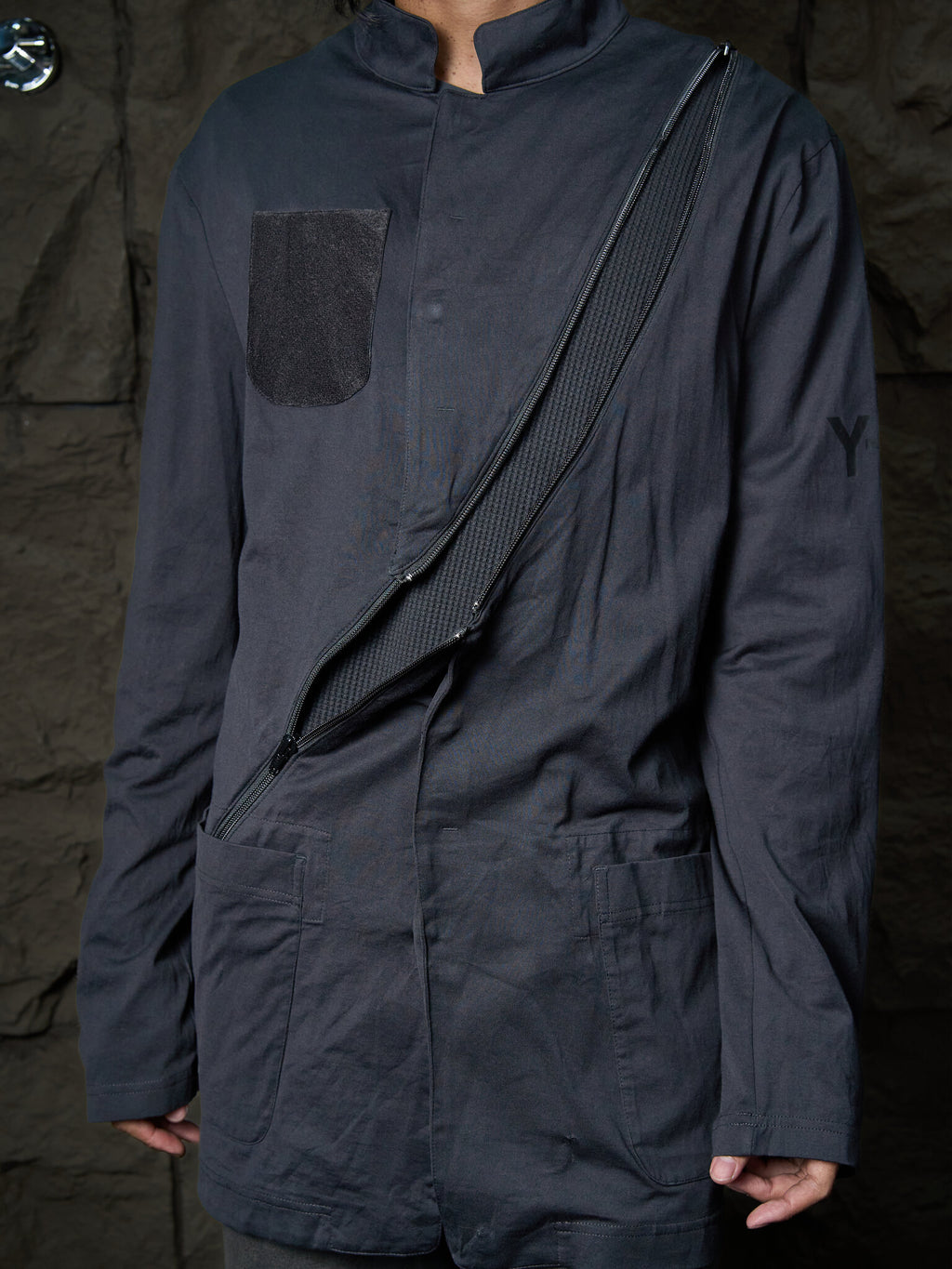 Y-3 Yohji Yamamoto x Adidas Multi Zip Stand Collar Jacket