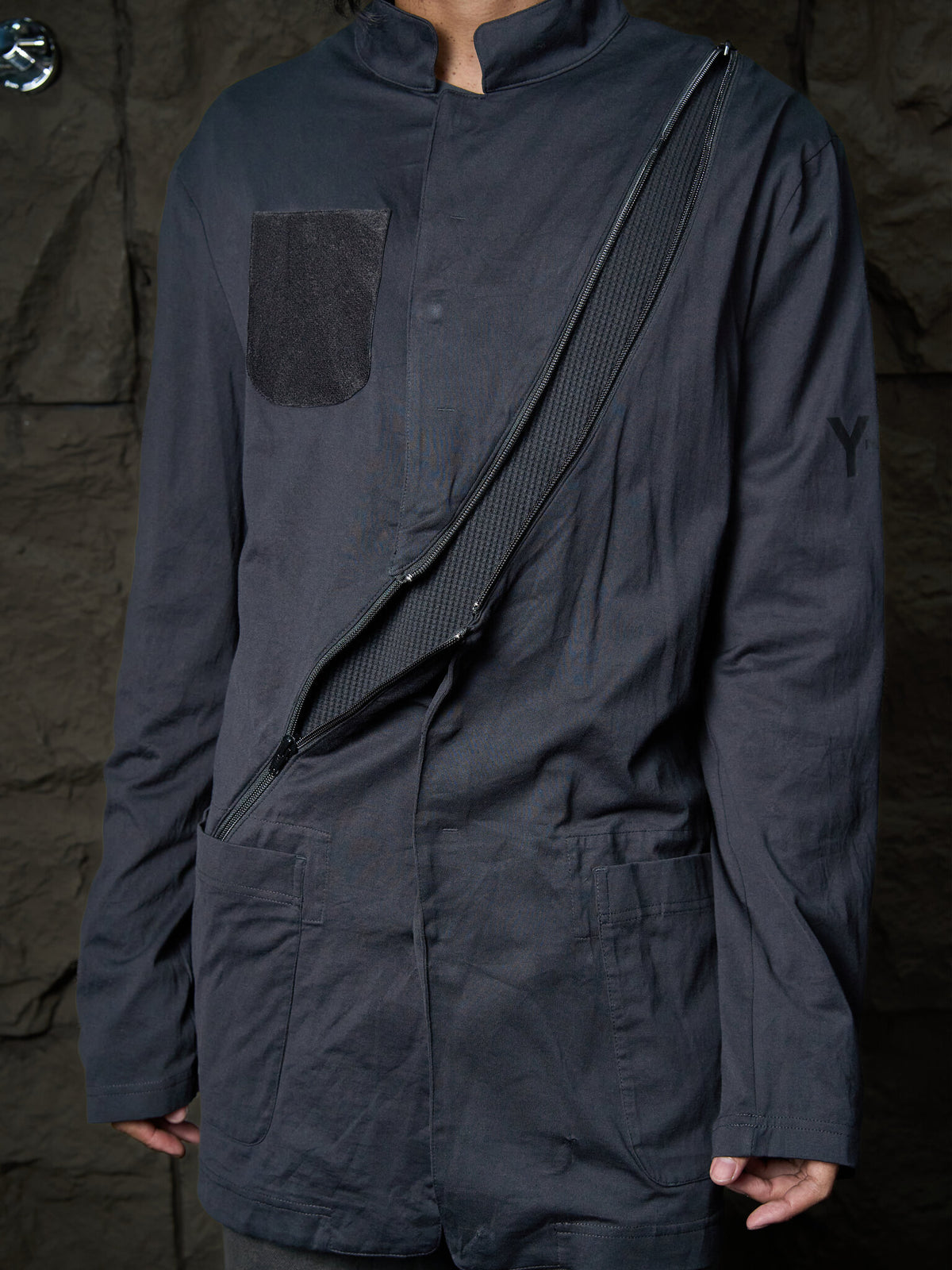 Y-3 Yohji Yamamoto x Adidas Multi Zip Stand Collar Jacket