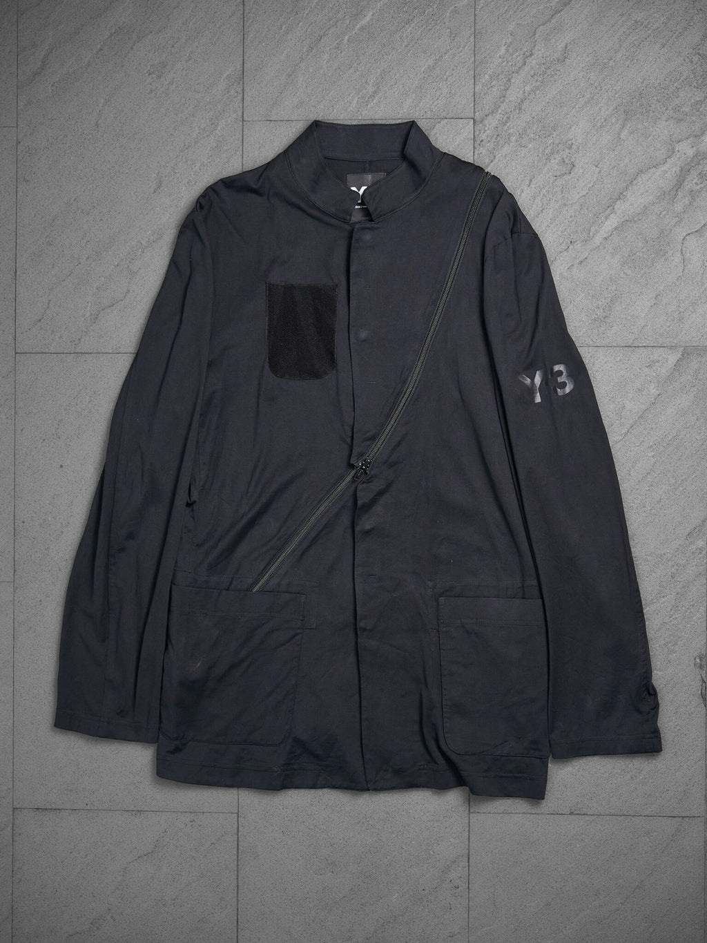 Y-3 Yohji Yamamoto x Adidas Multi Zip Stand Collar Jacket