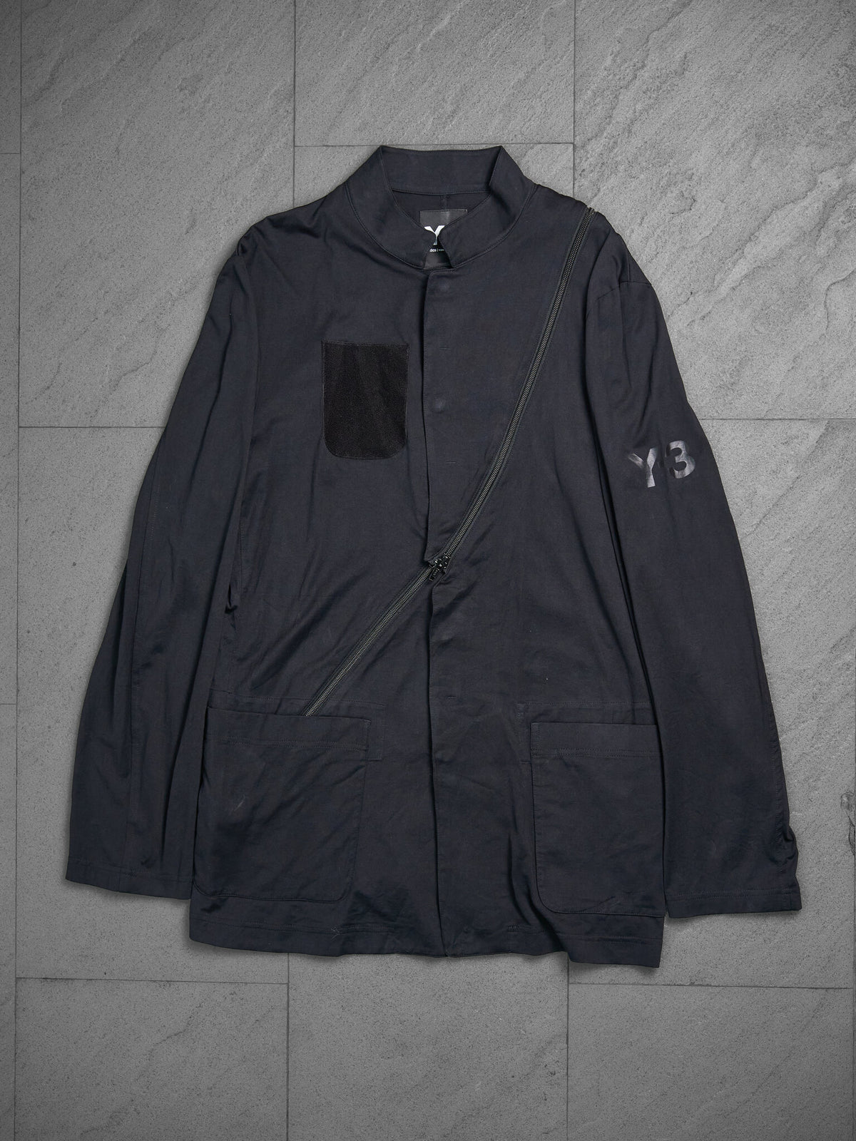 Y-3 Yohji Yamamoto x Adidas Multi Zip Stand Collar Jacket