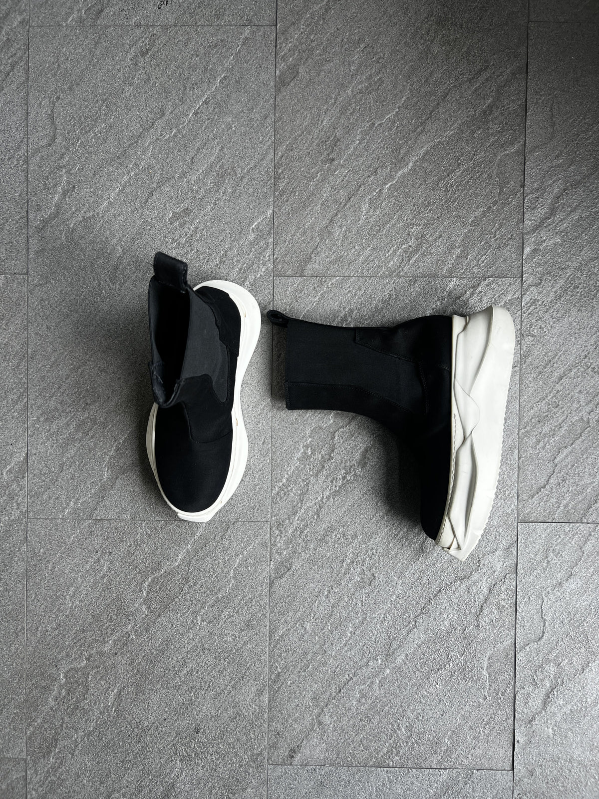 Rick Owens DRKSHDW Abstract Chelsea Boots EU38