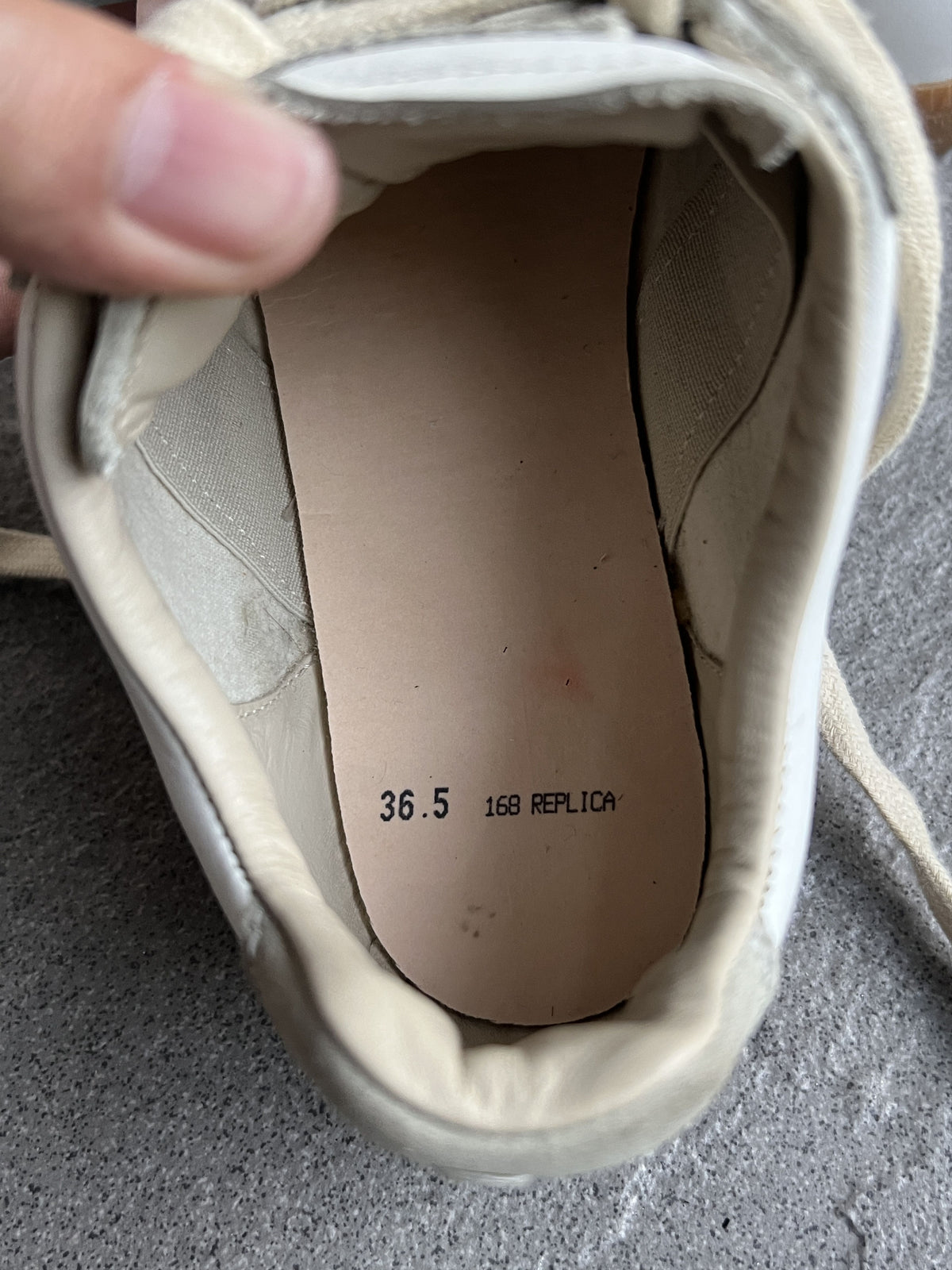Maison Margiela German Army Trainer Replica Shoes 36.5