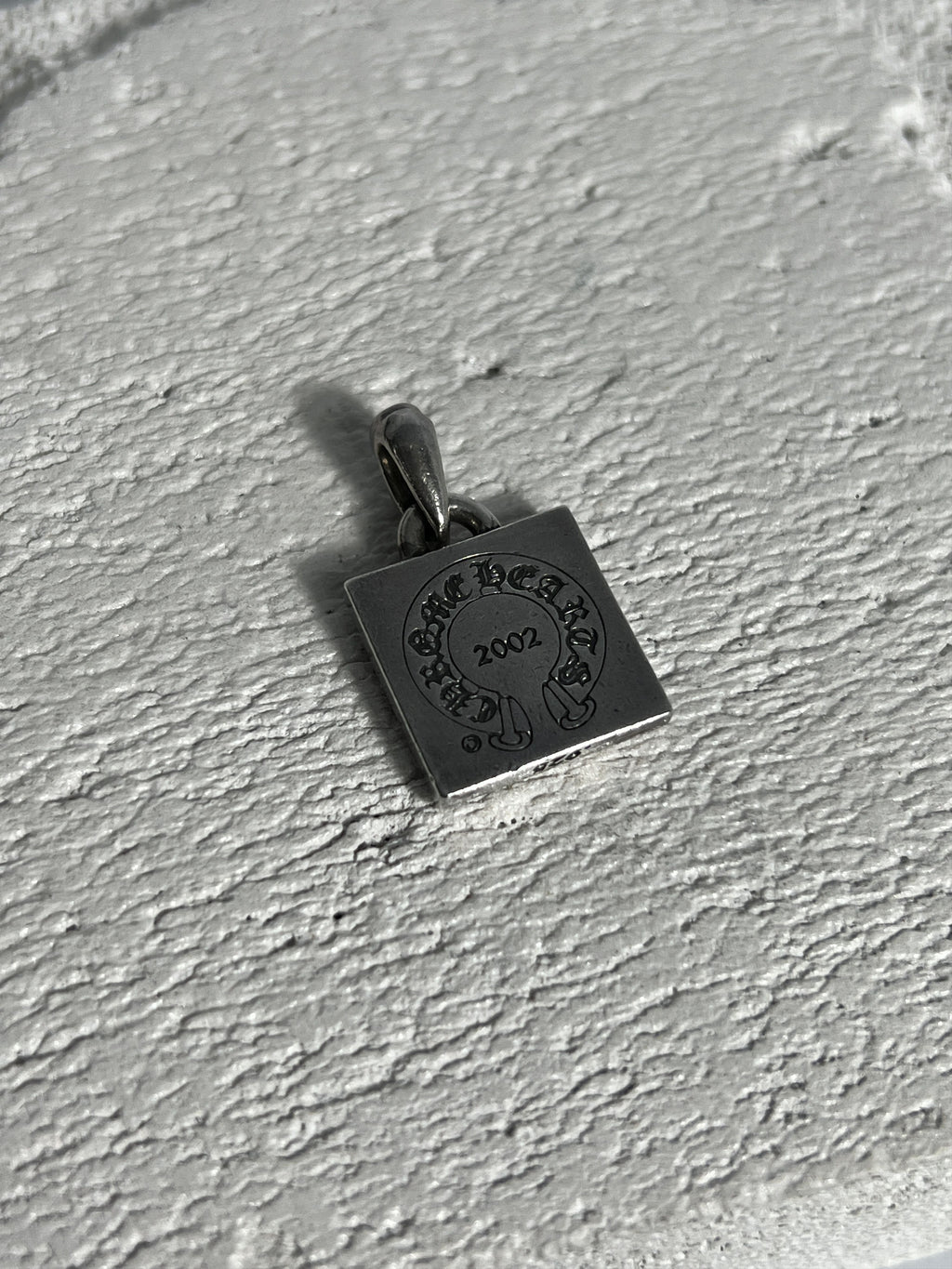 Chrome Hearts Square Cross Pendant 2002 .925 Silver