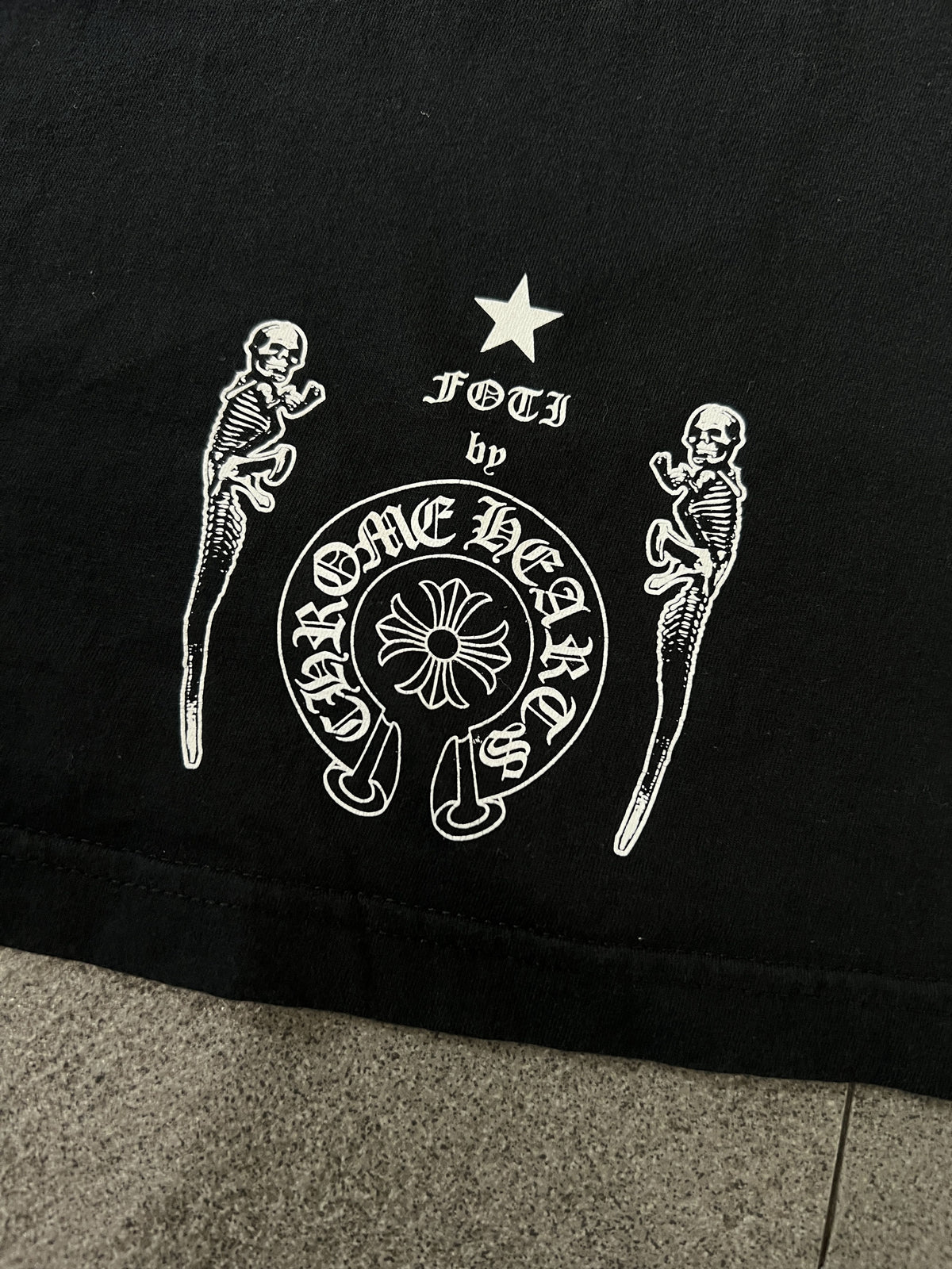 Chrome Hearts Foti Train Graphic Tee Black Medium