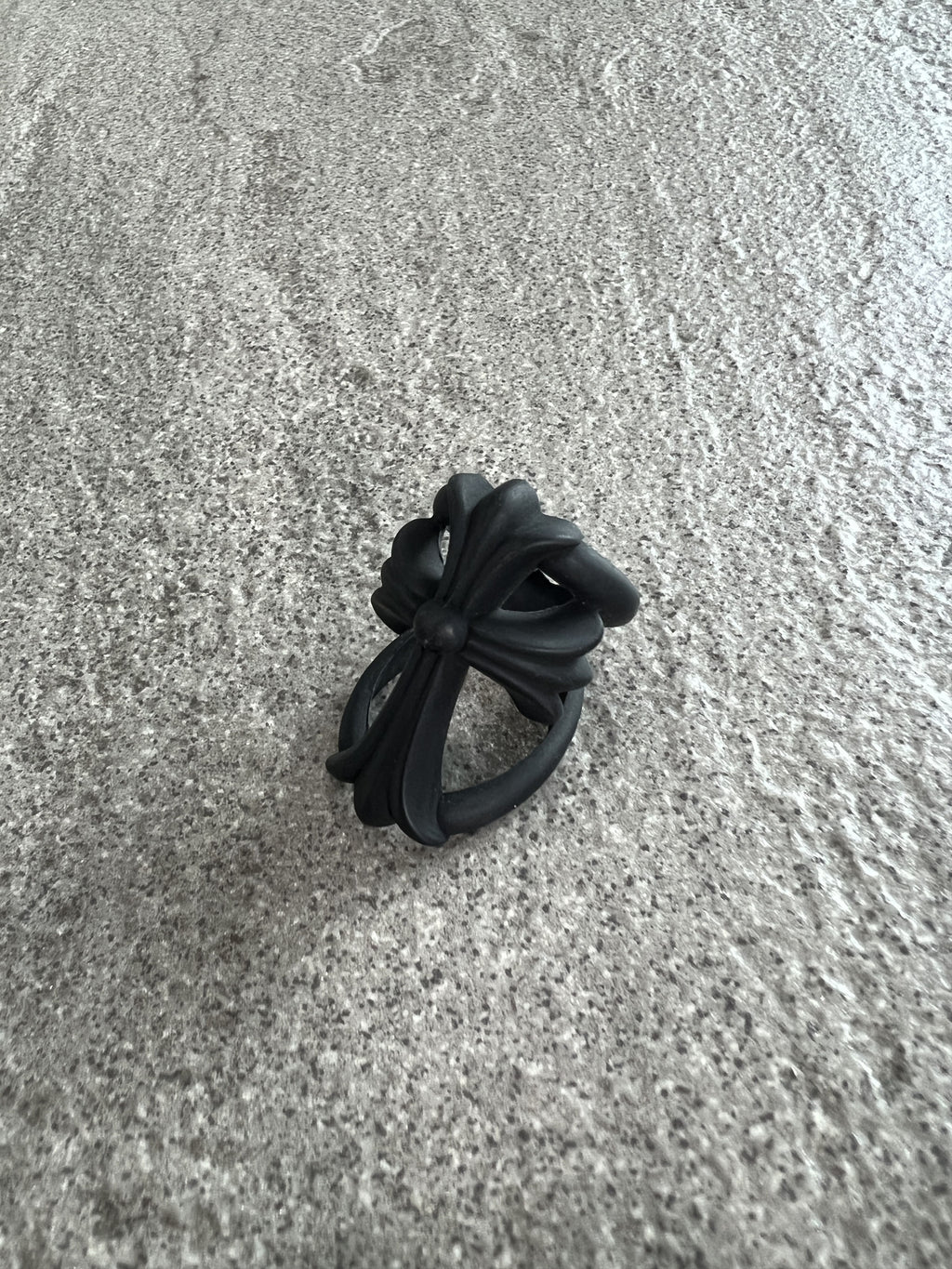 Chrome Hearts Black Bow Rubber Ring 2022