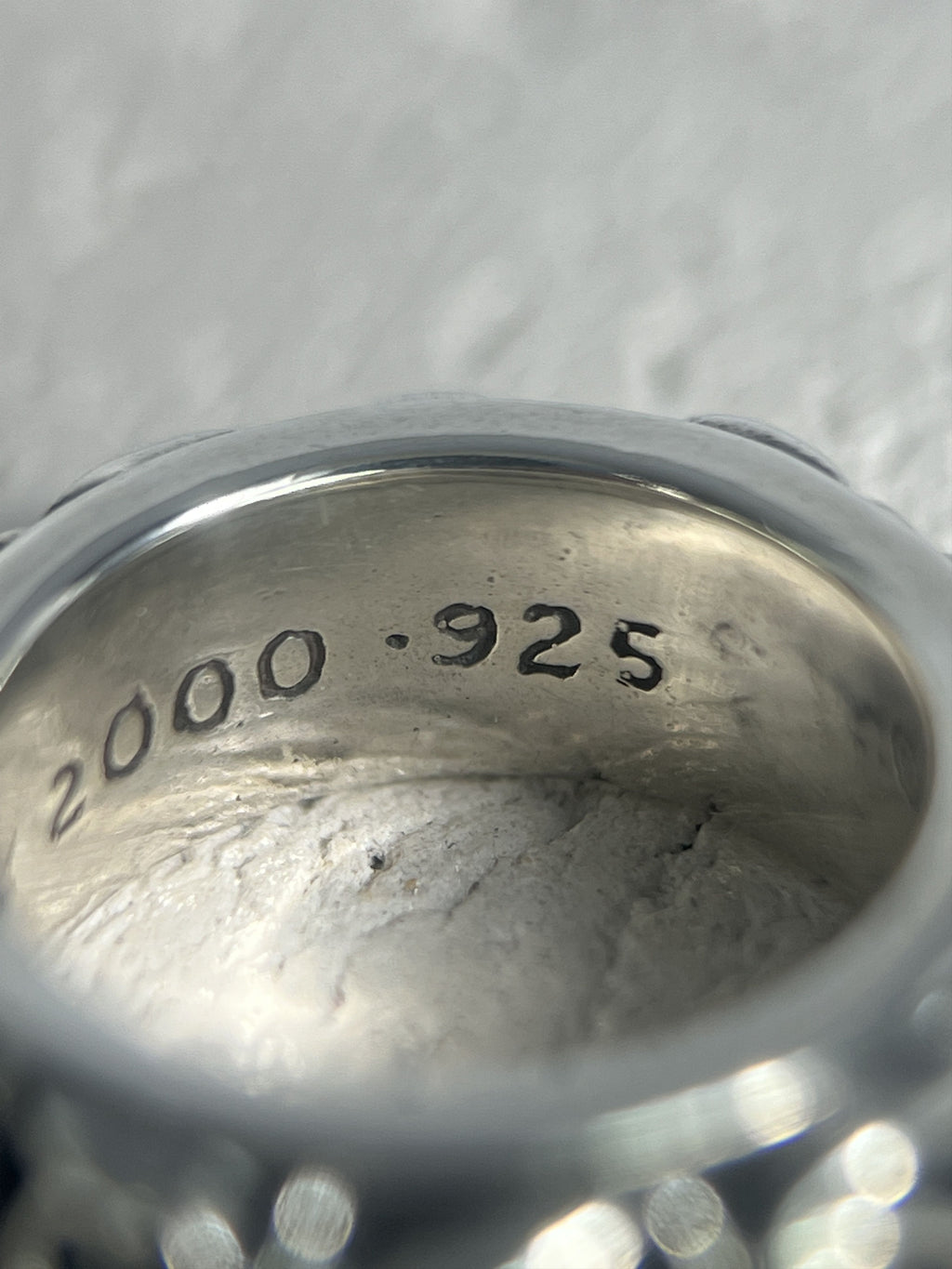 Chrome Hearts Eternity Vine Scroll Band Ring Size 47 / US4