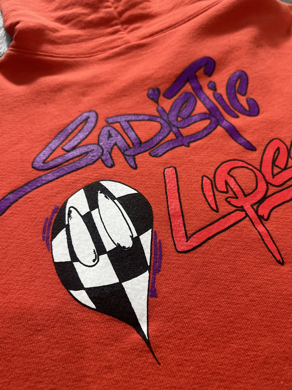 Chrome Hearts x Matty Boy Sadistic Lipstick Orange Hoodie M