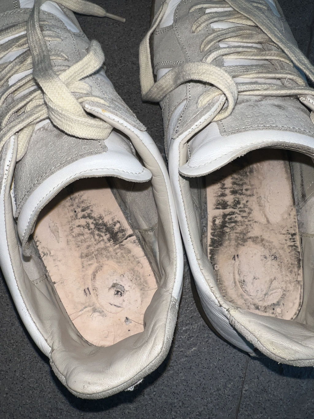 Maison Margiela Replica Leather Suede GAT Sneakers 41