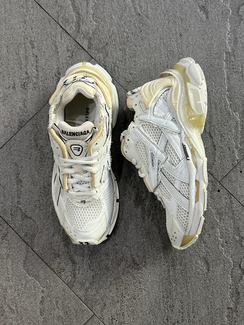 Balenciaga Runner Sneakers White Beige EU 37