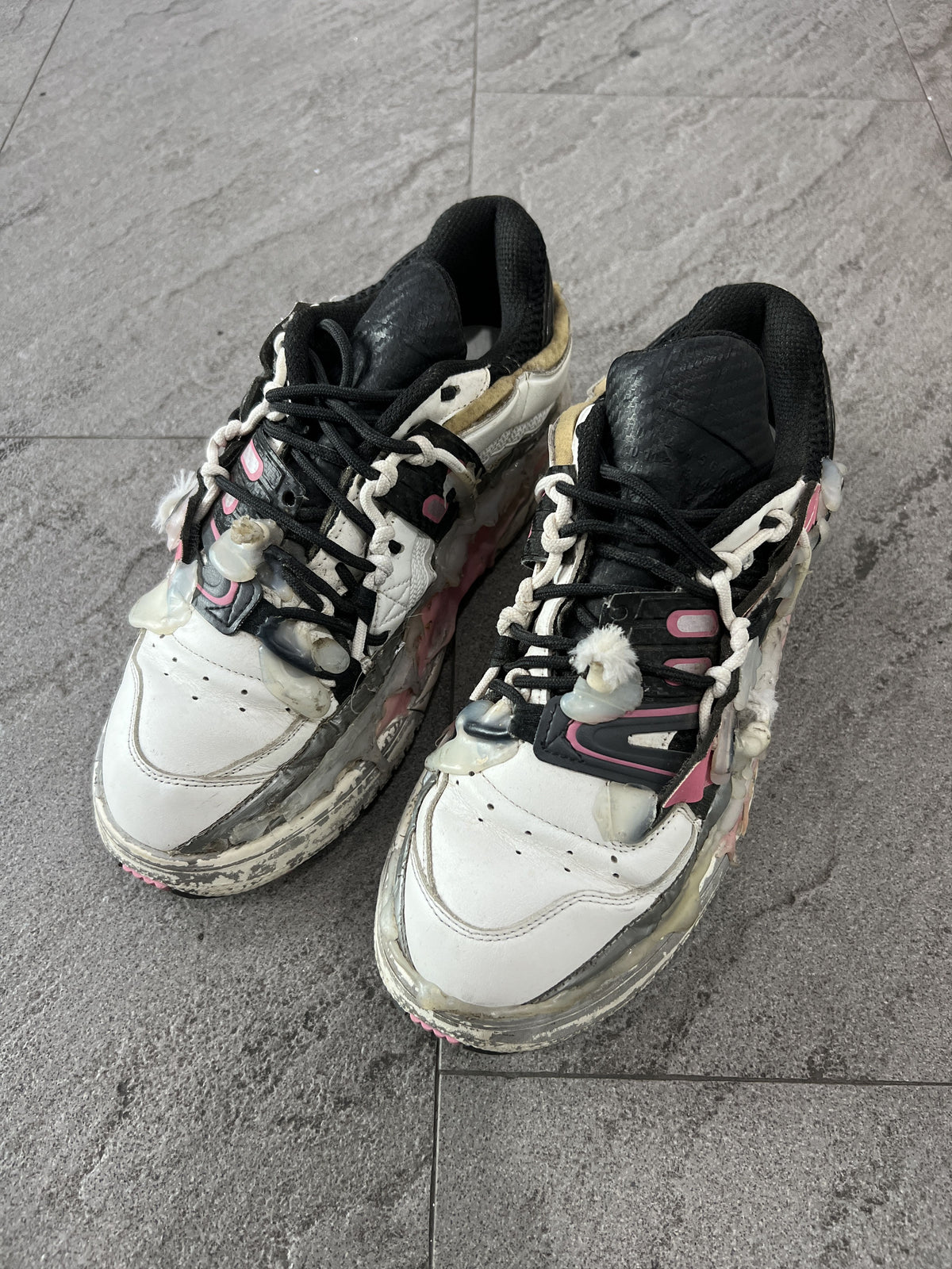 Maison Margiela Fusion Sneaker Pink EU41 Distressed