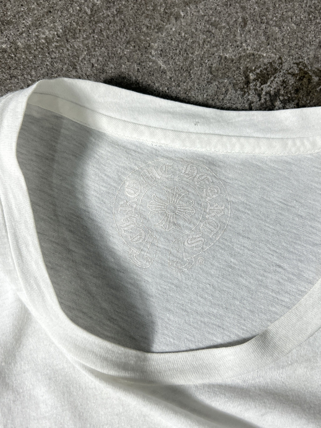 Chrome Hearts Small Logo Tee White Medium USA