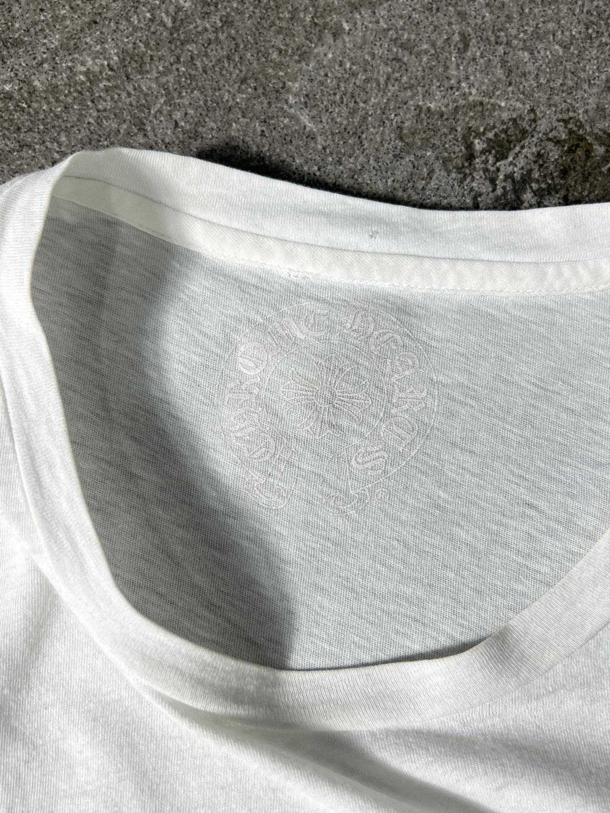 Chrome Hearts Small Logo Tee White Medium USA
