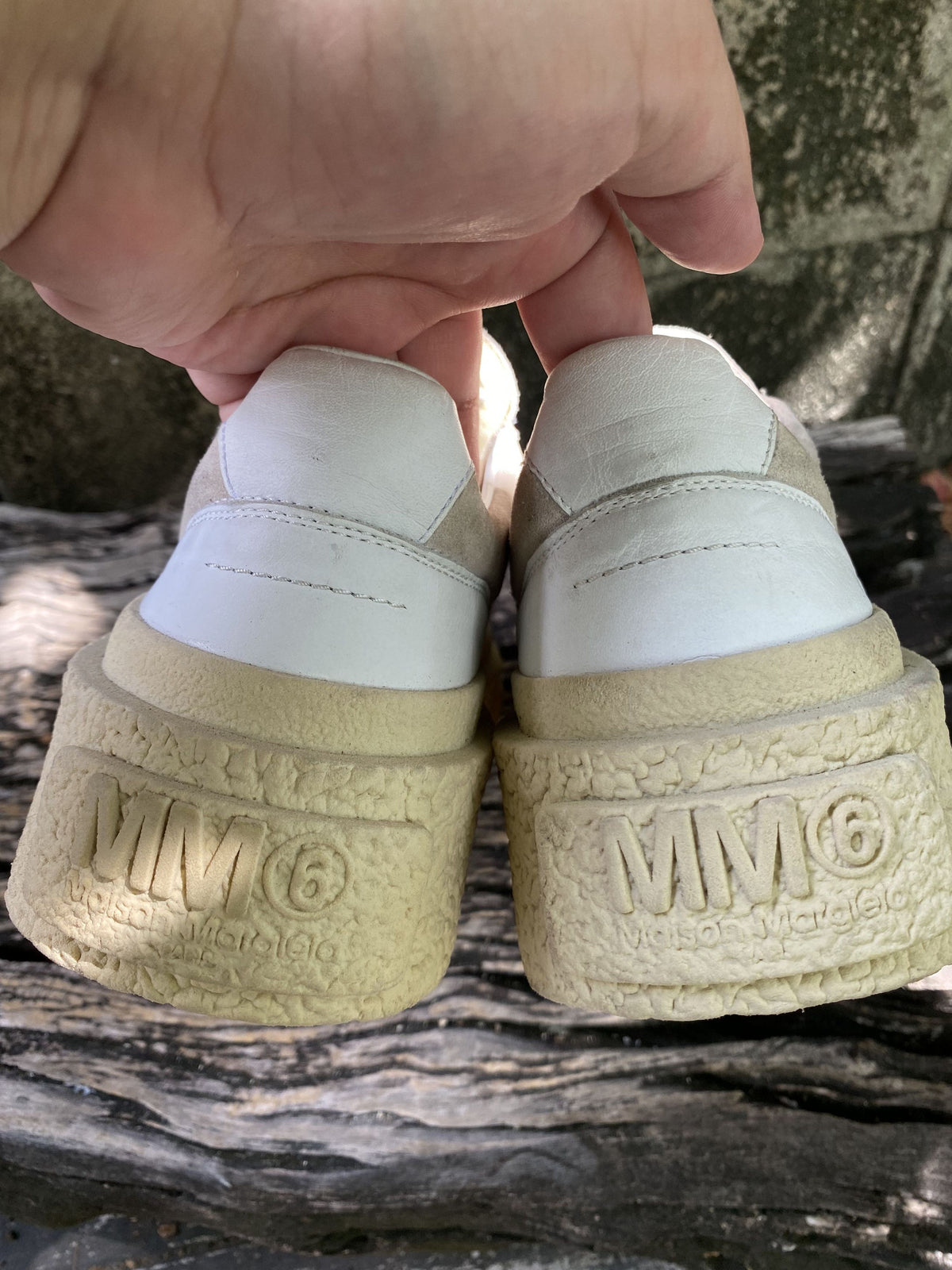 MM6 Maison Margiela Platform Sneakers White EU38