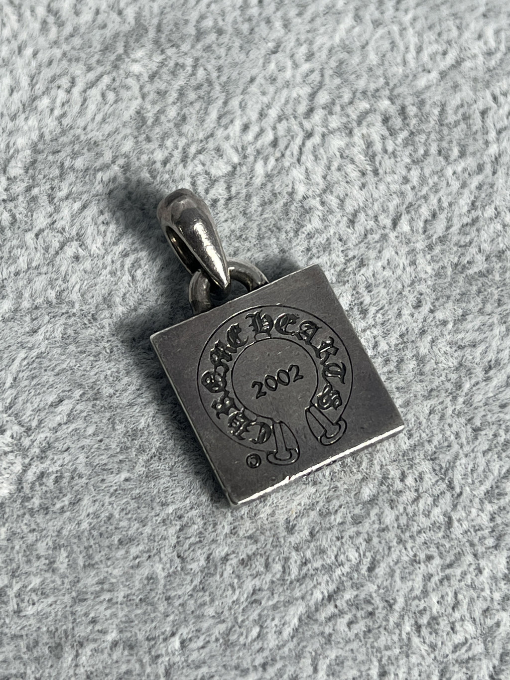 Chrome Hearts Square Cross Pendant 2002 .925 Silver