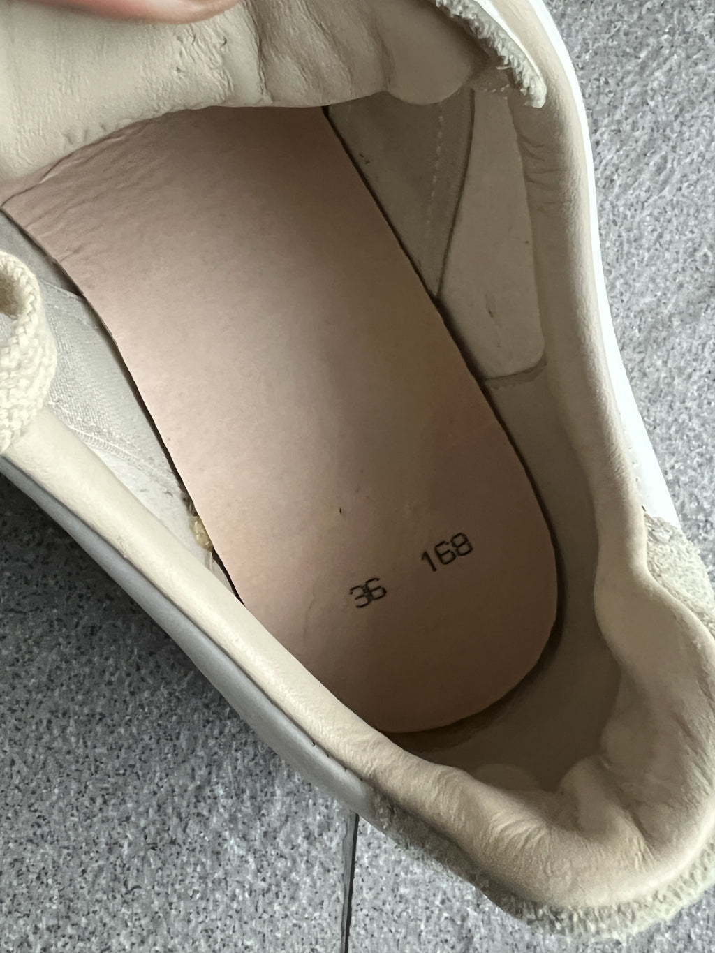 Maison Margiela German Army Trainer Replica Shoes 36.5