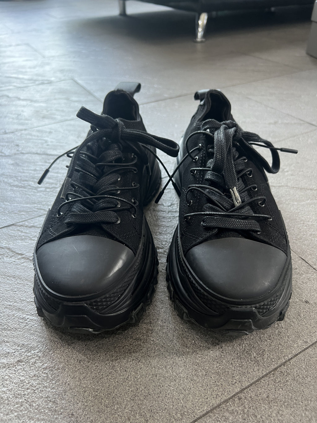 Wooyoungmi Paris Platform Chunky Sneakers Black EU43