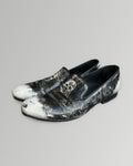 Alexander McQueen Skull Distressed Loafers EU41