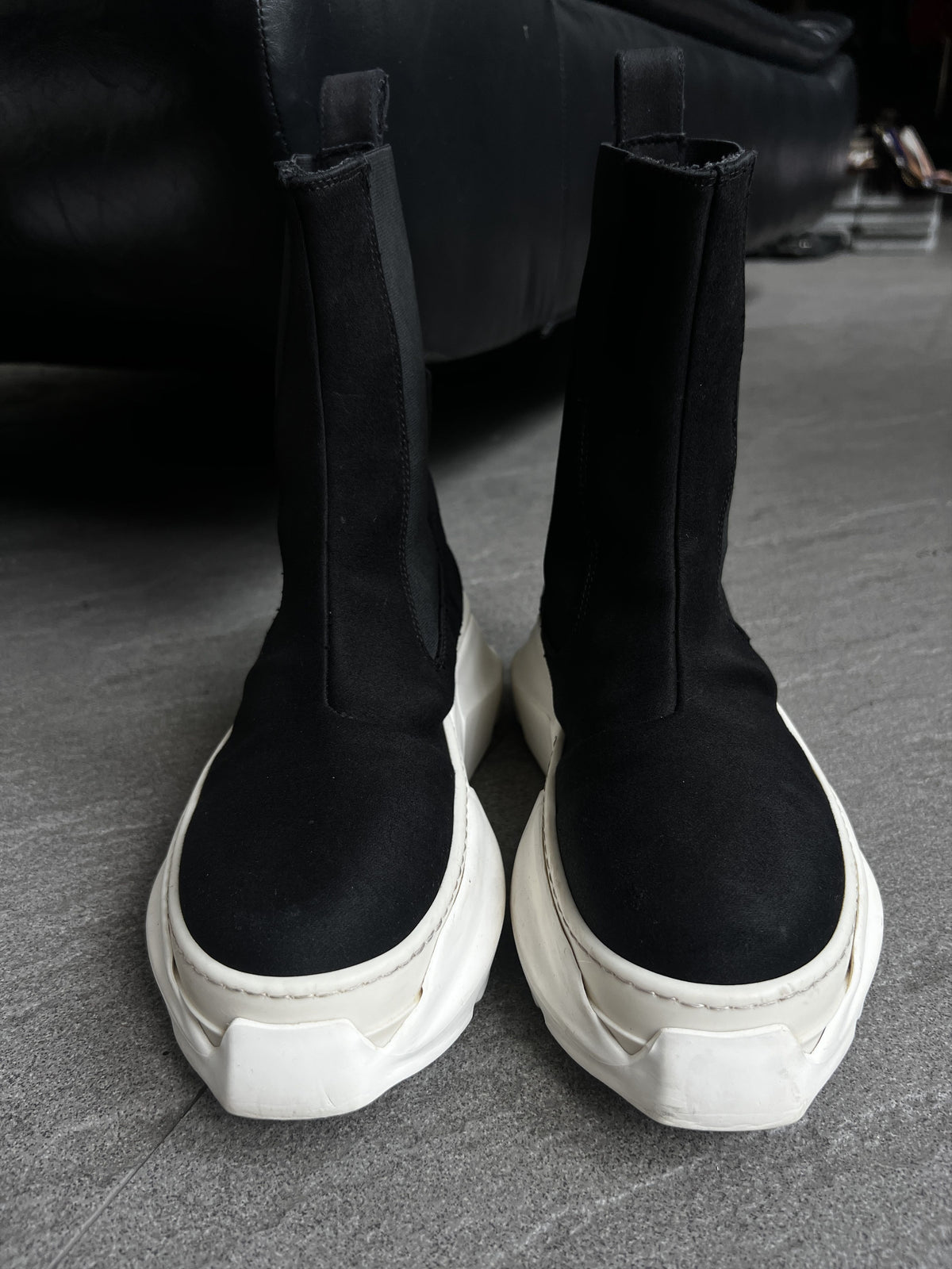 Rick Owens DRKSHDW Abstract Chelsea Boots EU38