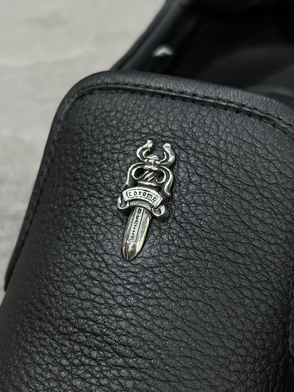 Chrome Hearts Dagger Slip On Sneakers Black 41