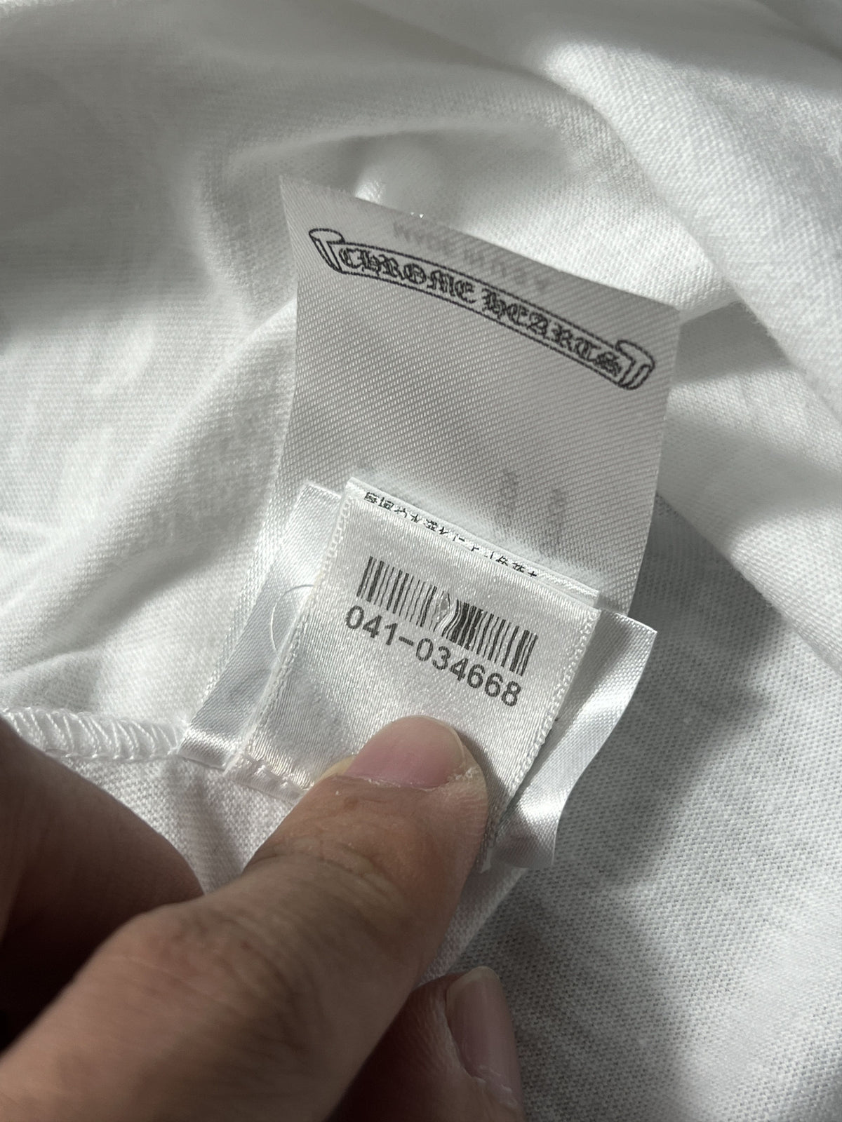 Chrome Hearts Osaka Pocket Tee White Size XXL