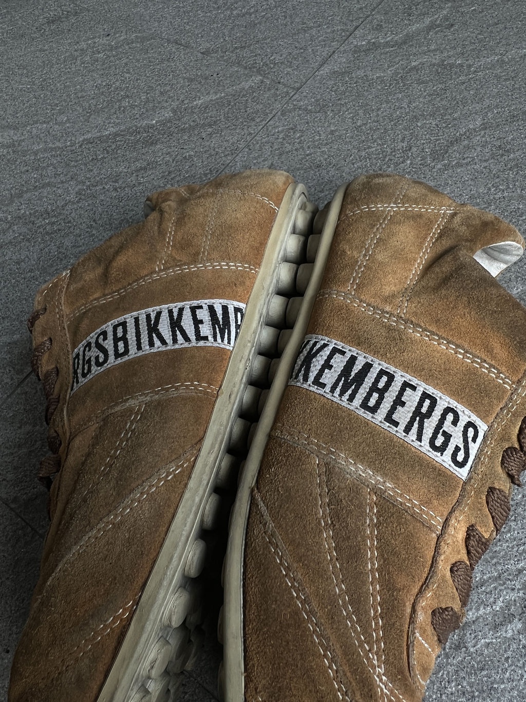 Dirk Bikkembergs Suede Soccer Sneakers Brown EU39
