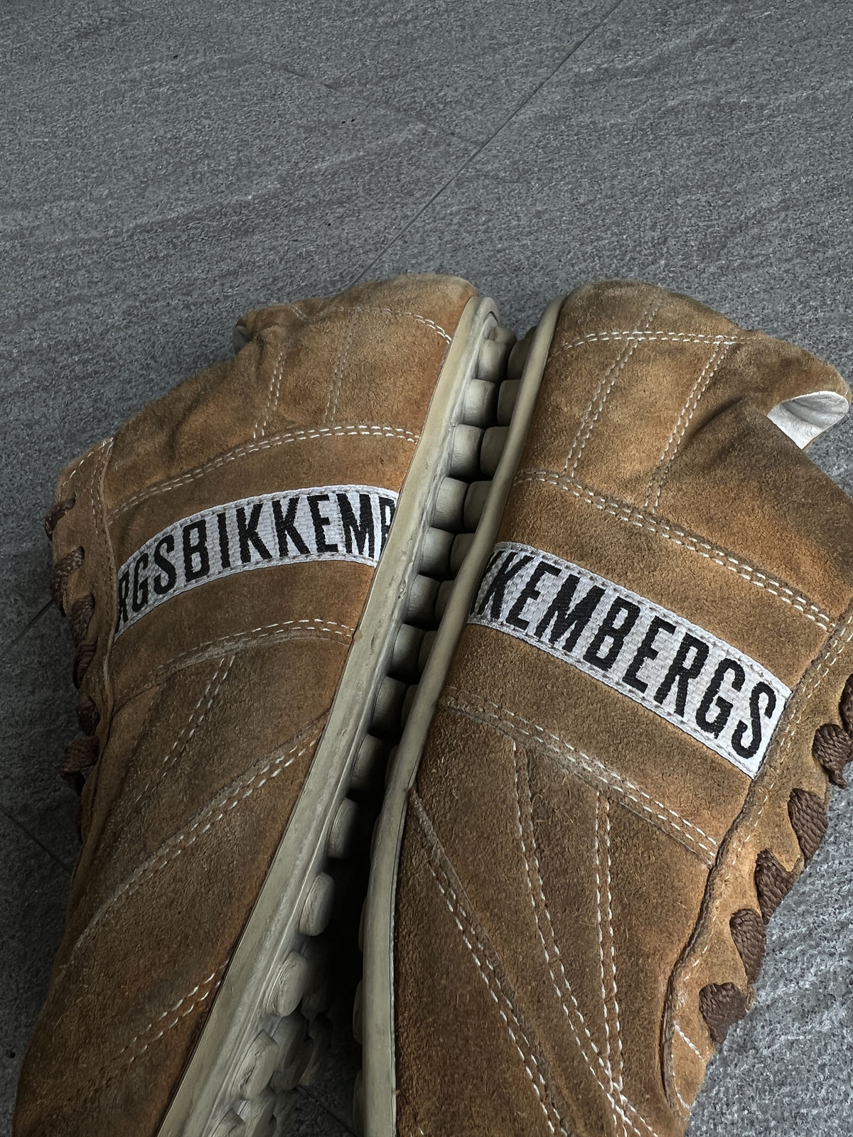 Dirk Bikkembergs Suede Soccer Sneakers Brown EU39