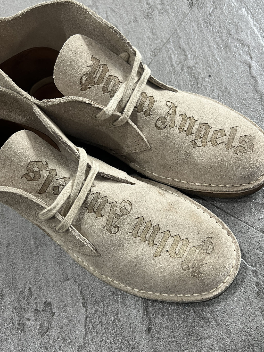 Palm Angels x Clarks Originals Logo Desert Boots US8