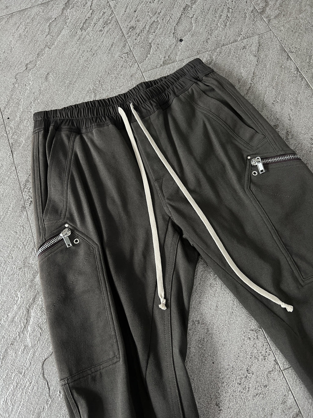 Rick Owens Mainline Performa Paneled Cargo Joggers