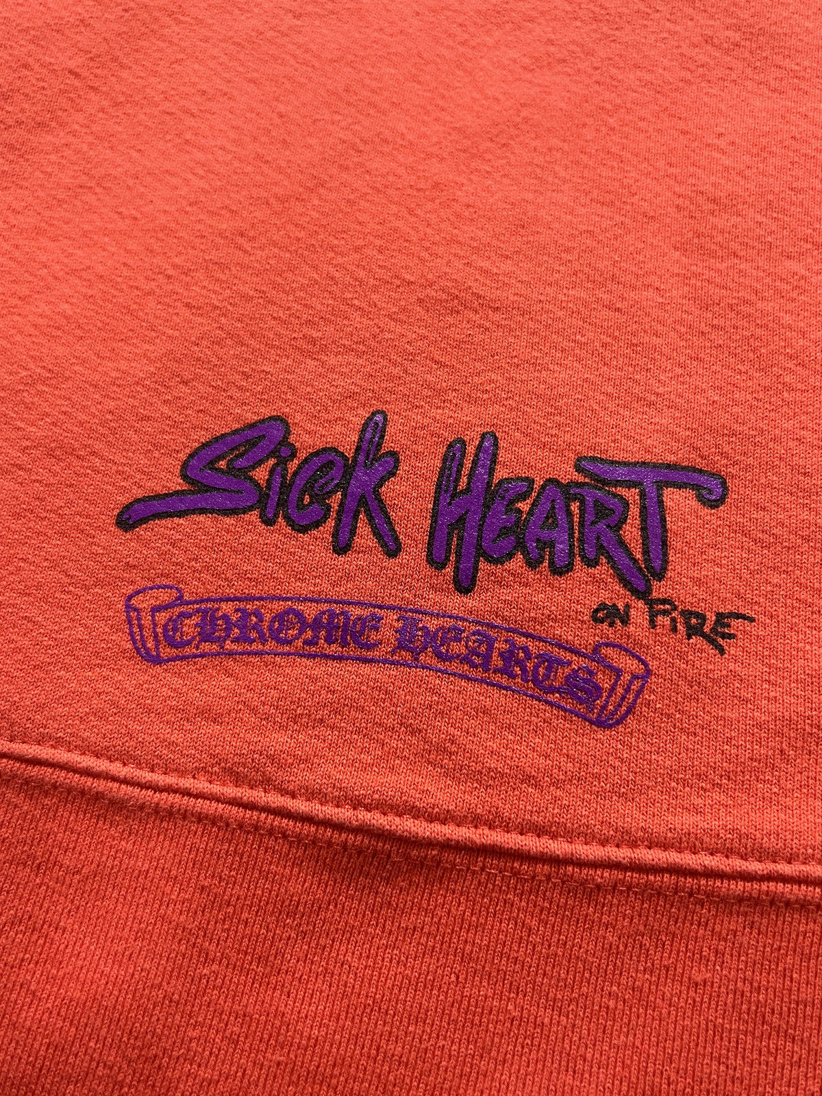 Chrome Hearts x Matty Boy Sadistic Lipstick Orange Hoodie M