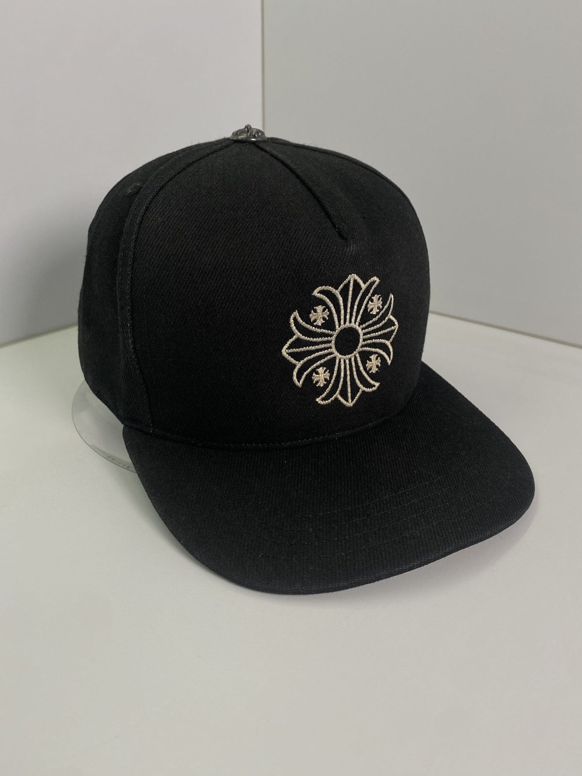 Chrome Hearts Cemetery Cross Black Fitted Cap
