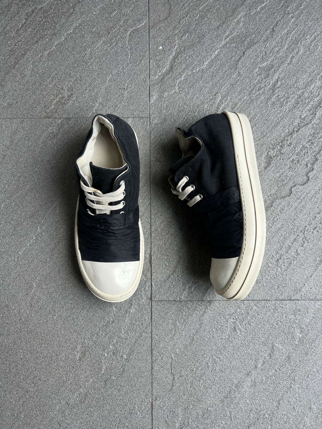 Rick Owens DRKSHDW Taped Ramones Low Sneakers EU40