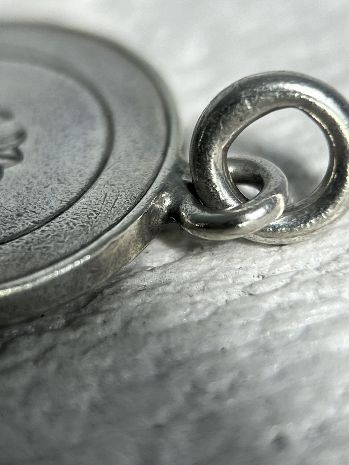 Chrome Hearts Dagger Medallion Pendant Charm Silver