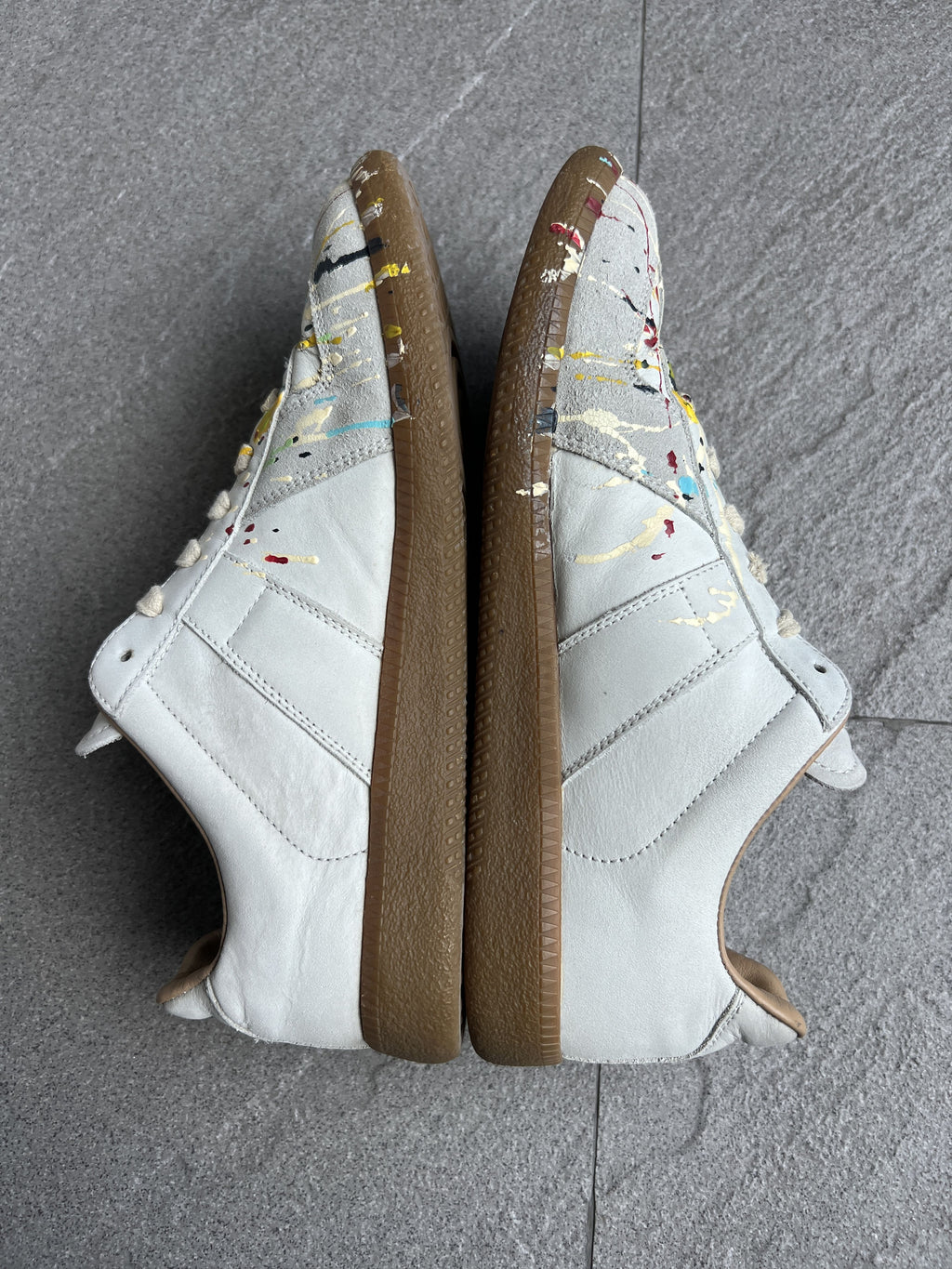 Maison Margiela Paint Splatter Replica Sneakers 39