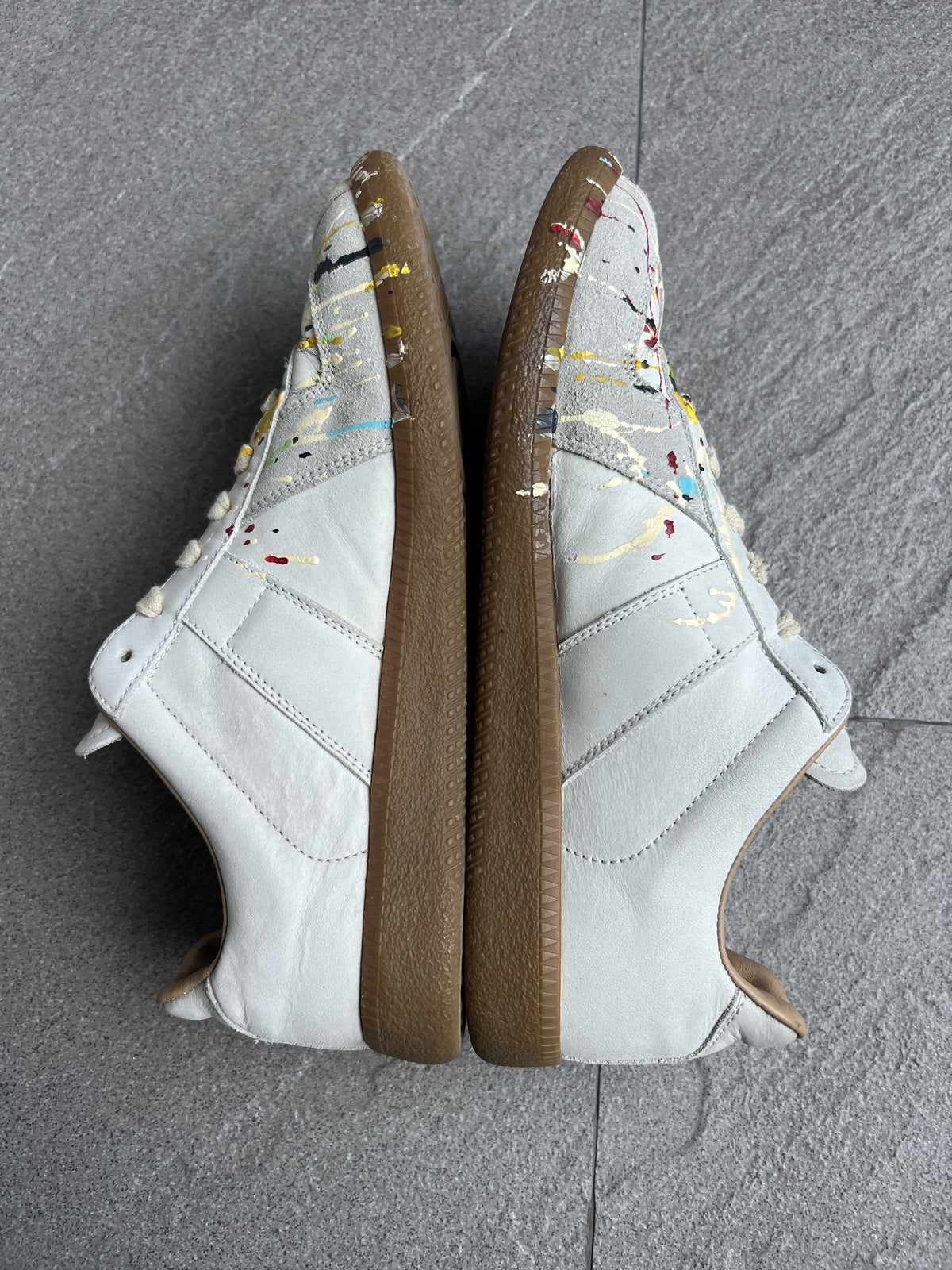 Maison Margiela Paint Splatter Replica Sneakers 39