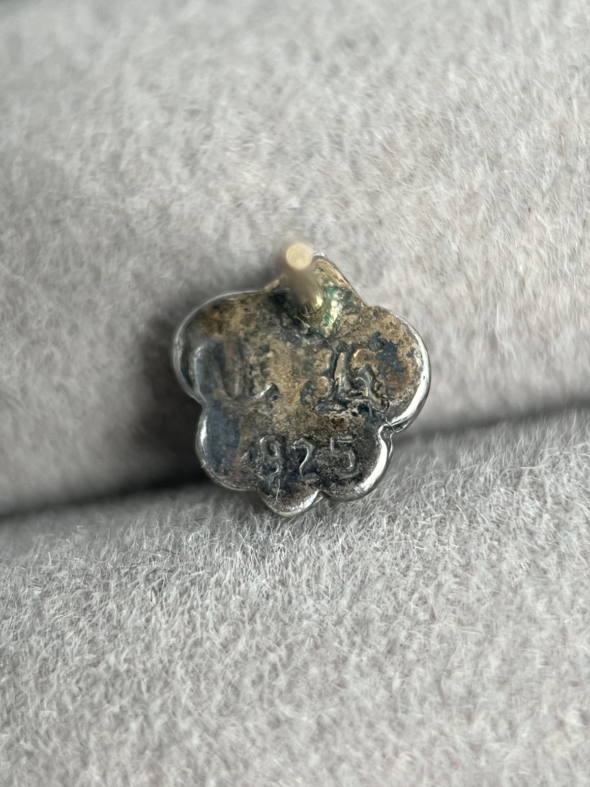 Chrome Hearts Fleur De Lis Stud Earring 925 Silver
