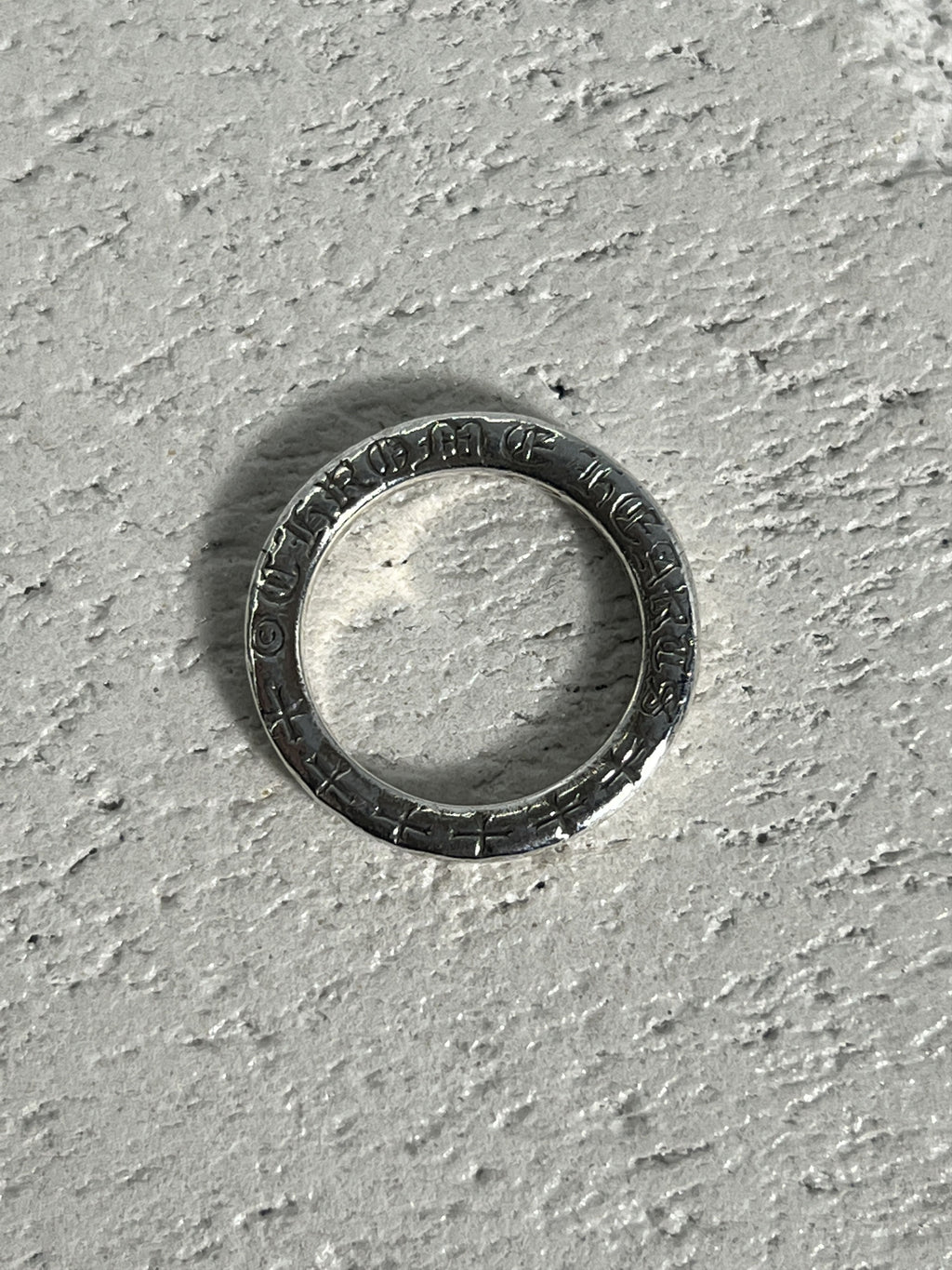 Chrome Hearts Forever Spacer Ring Silver US3.5