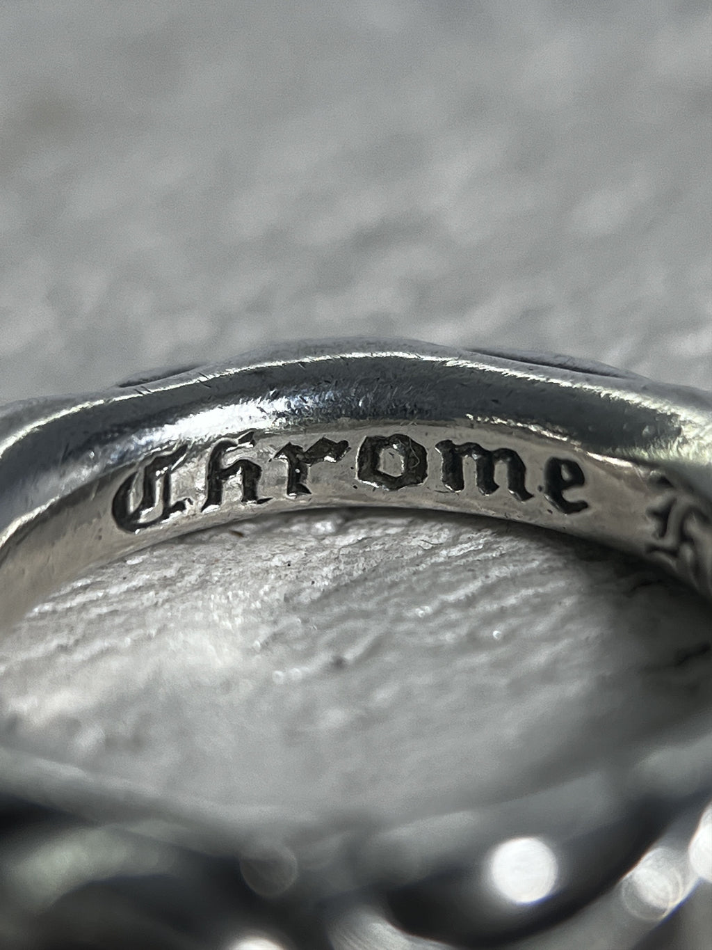 Chrome Hearts Scroll Band Ring Silver US6.5 JP13