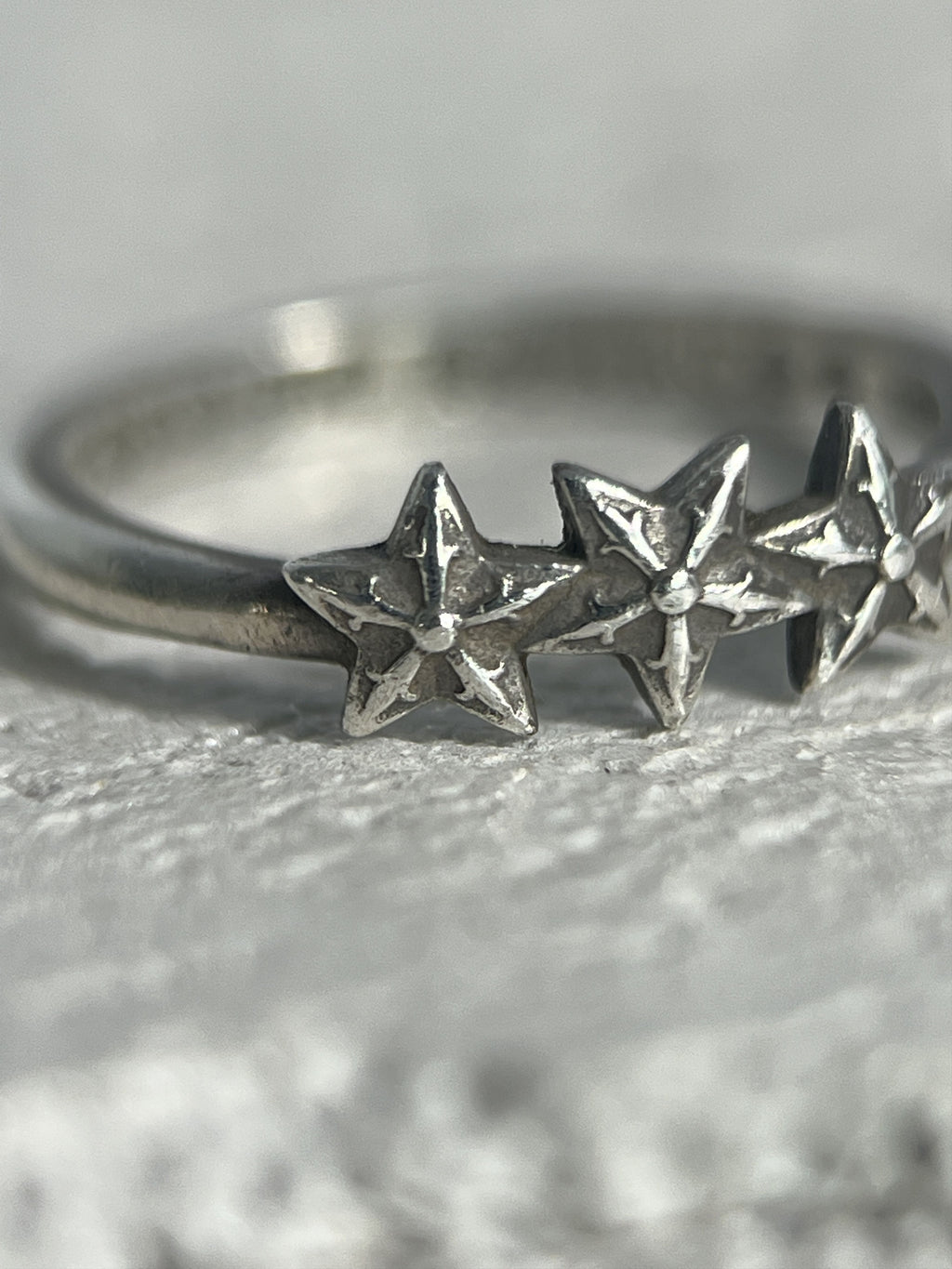 Chrome Hearts Triple Star Ring .925 Silver Size US4 / MM 47