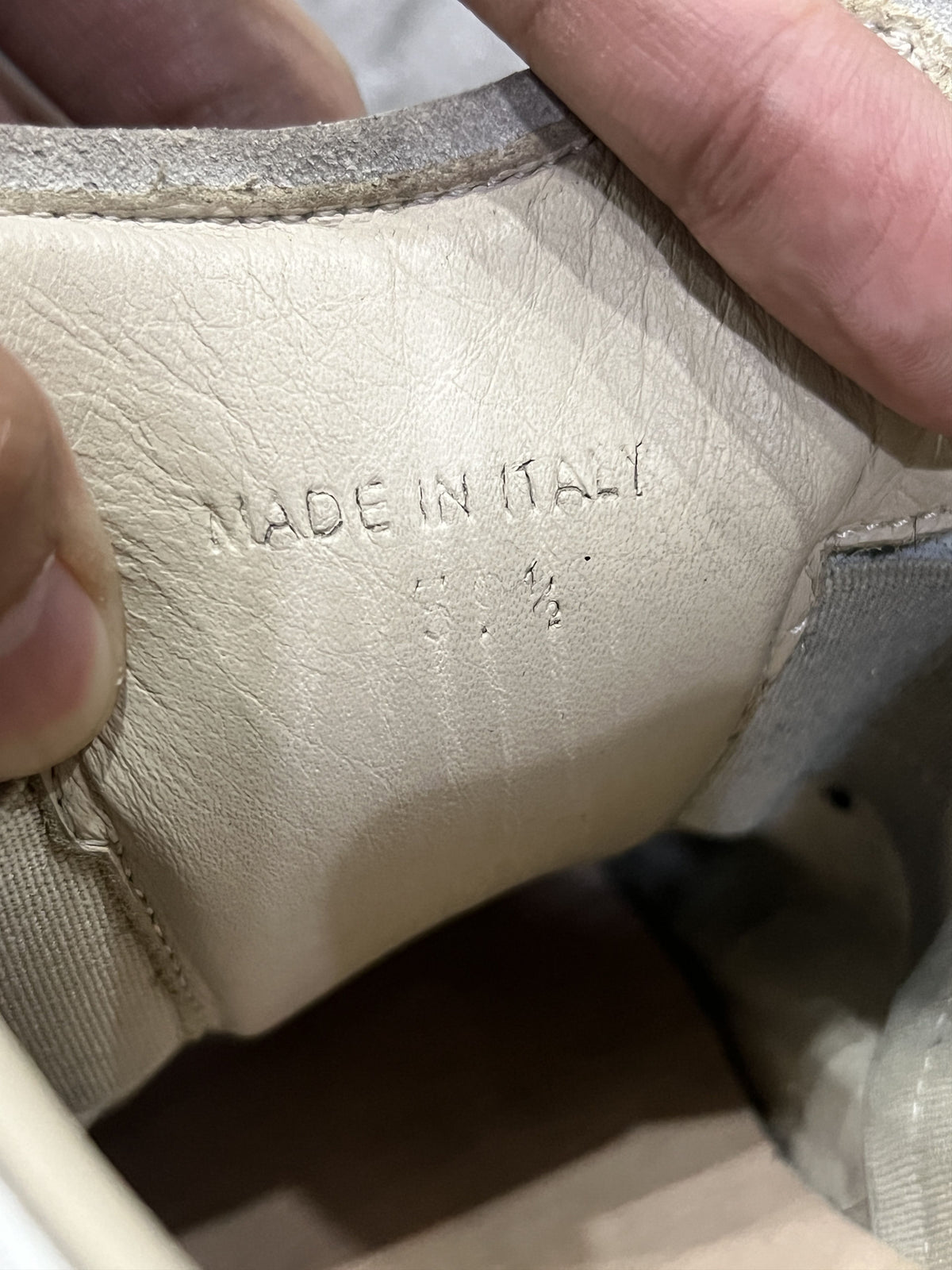 Maison Margiela White Grey/Beige Replica Sneakers EU 39.5