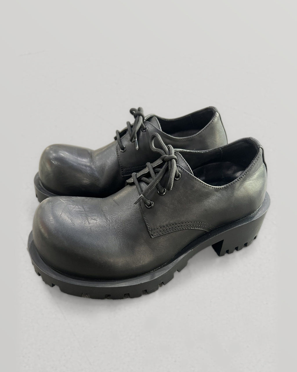 Balenciaga Chunky Lug Sole Derby Black EU 39