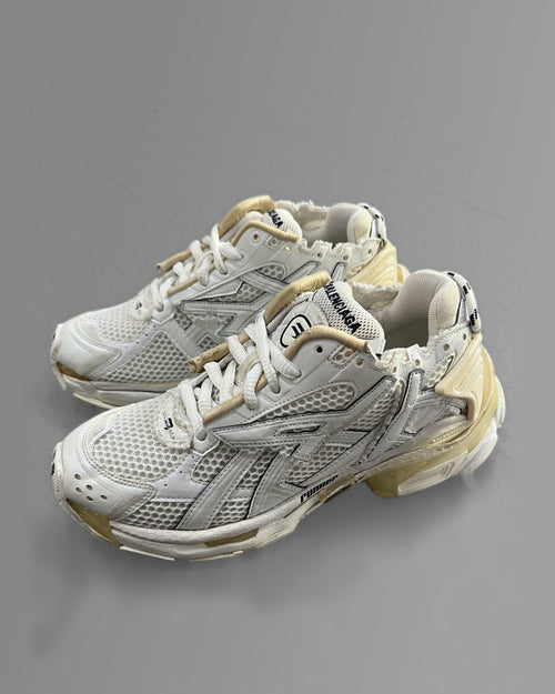 Balenciaga Runner Sneakers White Beige EU 37