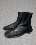 Balenciaga Square Toe Zip Leather Boots EU38 Italy