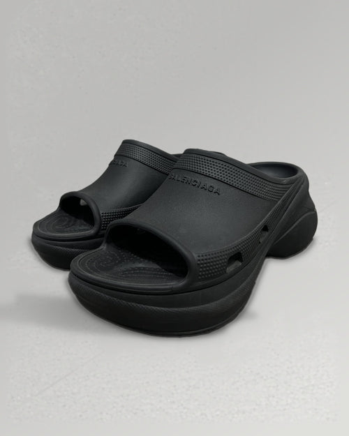 Balenciaga x Crocs Platform Slides Black EU38