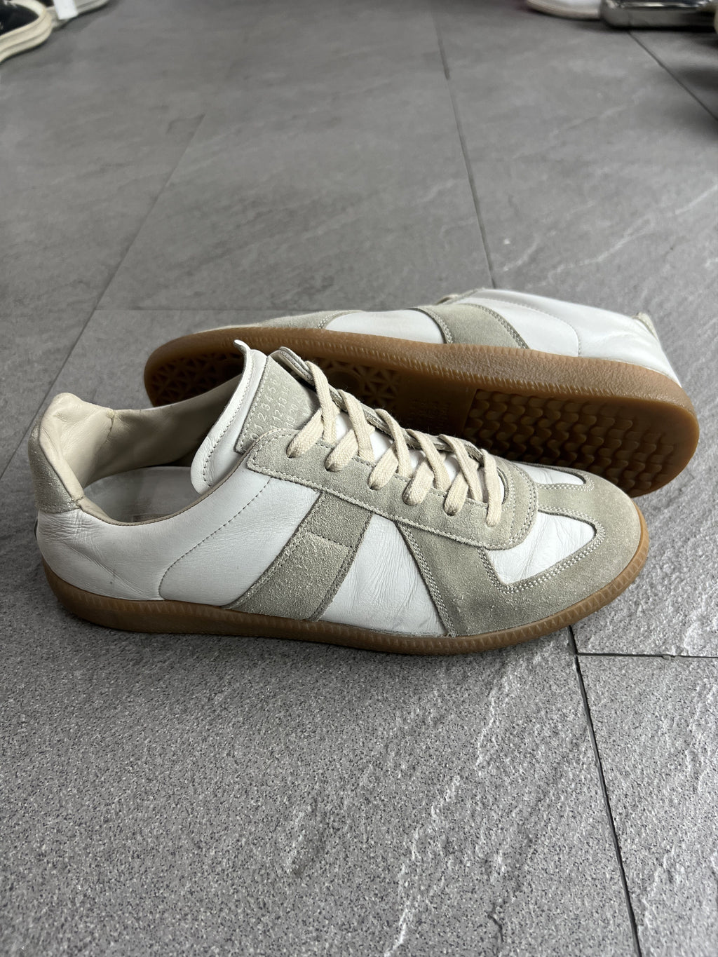 Maison Margiela Replica Leather Suede GAT Sneakers 41