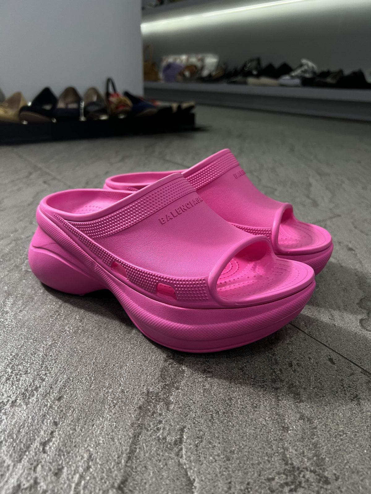 Balenciaga X Crocs Platform Slide Pink EU38