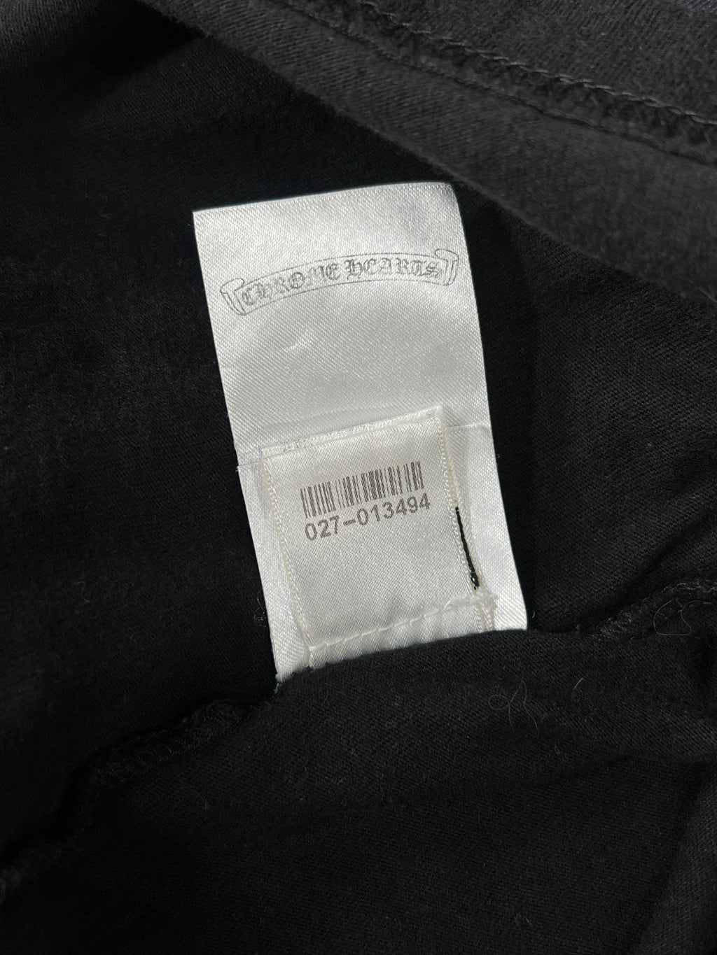 Chrome Hearts Long Sleeve Pocket Tee Black USA XL