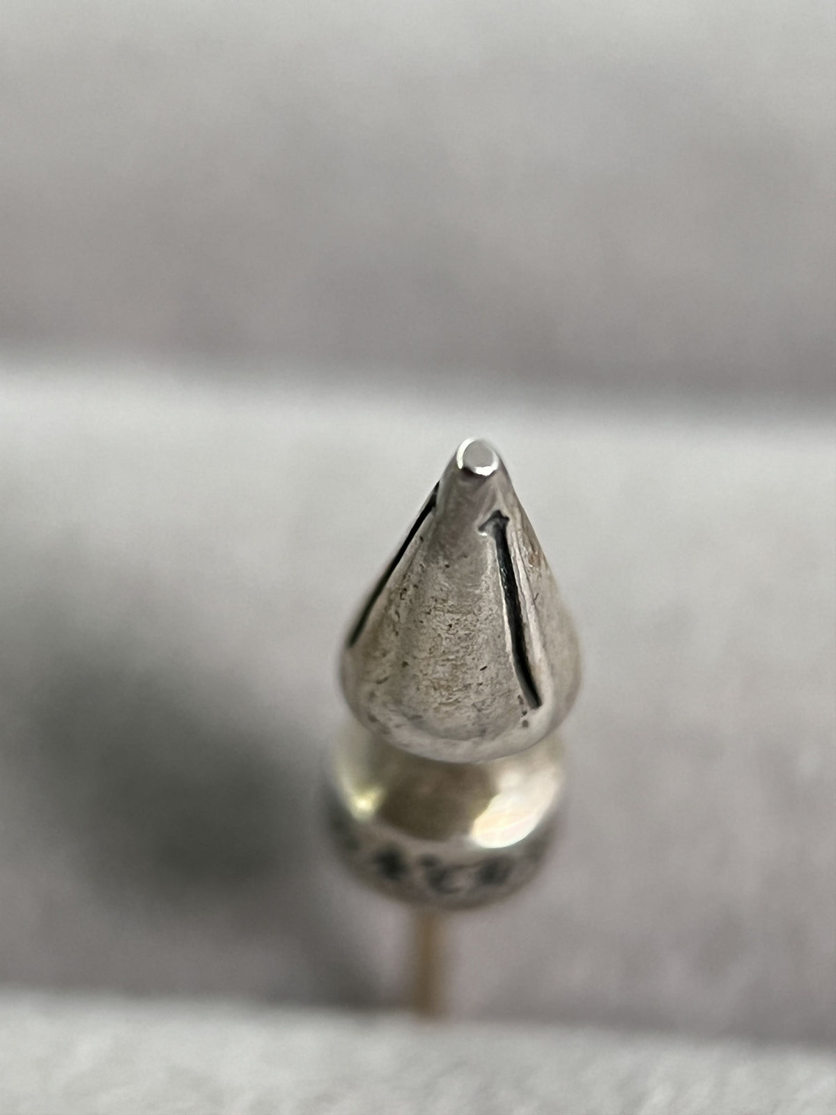 Chrome Hearts Spike Stud Earring 925 Silver 14K Post