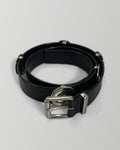 Bottega Veneta Studded Leather Belt Black 34inches / 85cm