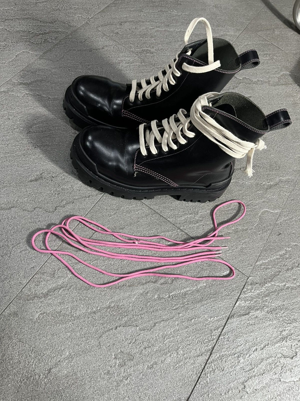Balenciaga Strike Lace Up Boots EU39