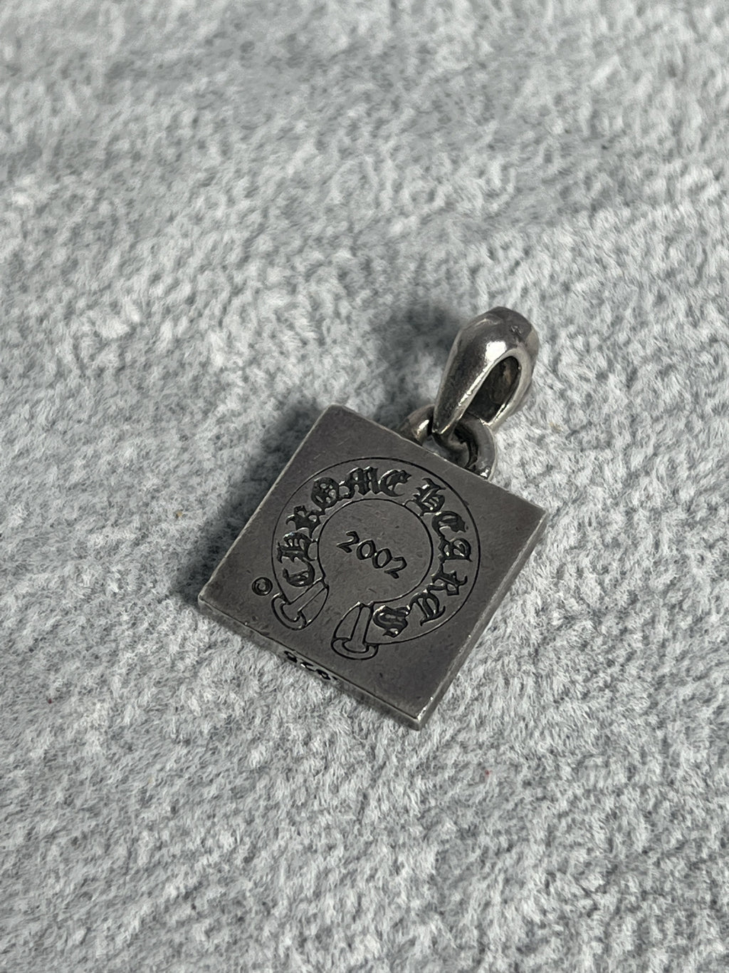 Chrome Hearts Square Cross Pendant 2002 .925 Silver
